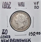 1862 New Brunswick 20 Cents