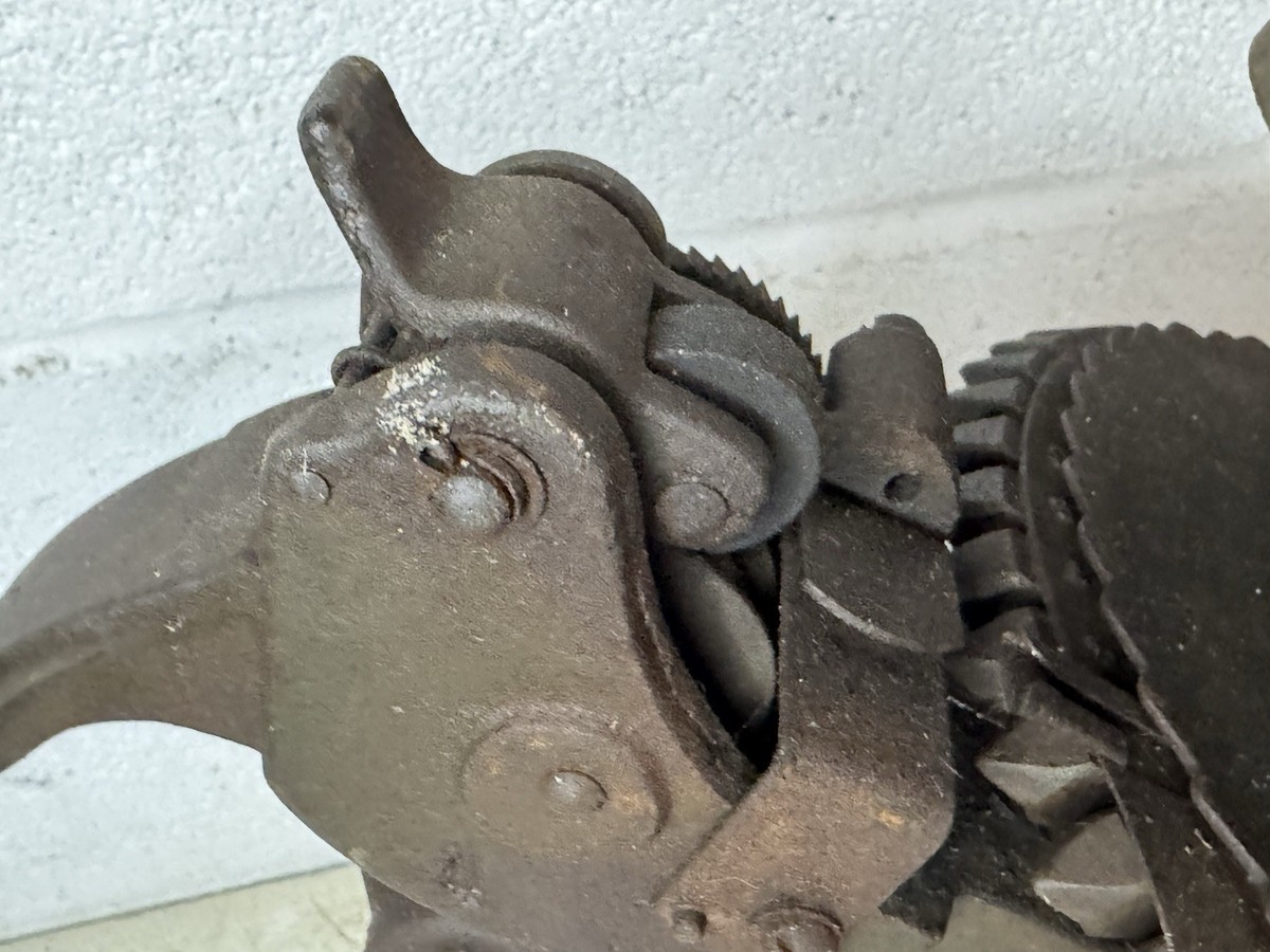 Antique Roovers Bros. Inc. Metal Tape Stamp Embossing Machine
