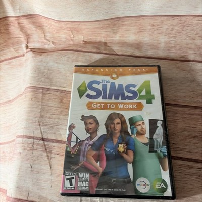 The Sims 4 Get To Work Expansion Pack EA Win Mac DVD-ROM New Sealed