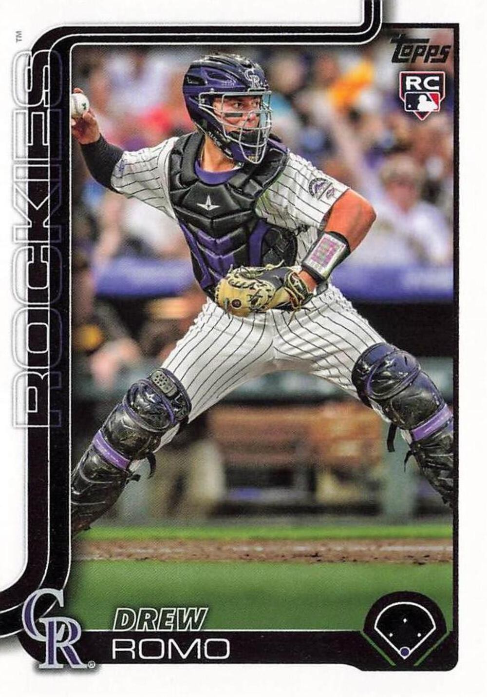 #296 Drew Romo - Colorado Rockies - 2025 Topps Baseball