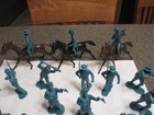 VINTAGE MARX FORT APACHE PLAYSET U.S. CAVALRY SOLDIERS MARKED 1967 — photo 2