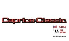 1x Caprice Classic Trunk Lid Emblem 3D Letter Nameplate Car Badge Decal Red