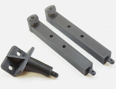 Replacement 3D Printed Body Mounts for Tamiya Blackfoot Offroad RC Car K4 G1 J6