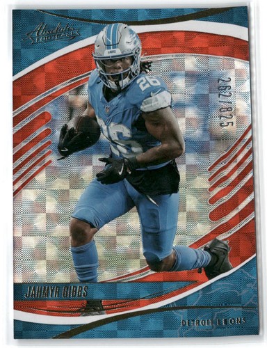 Panini 2025 Panini Absolute #91 Jahmyr Gibbs Orange Mosaic