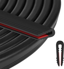 Rubber Edge Trim U Channel - 1/8" Self Adhesive Sheet Metal Edge Guard