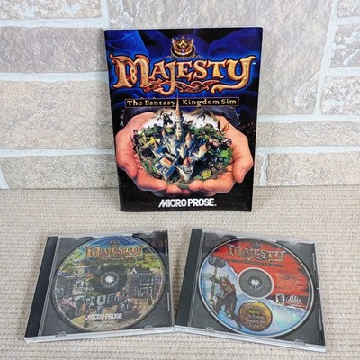 Majesty The Fantasy Kingdom Sim PC Game & Northern Expansion Add-On & Manual