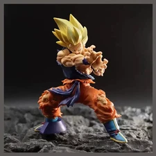 Dragon Ball Z Son Goku Anime Figure Battle Damage Shockwave Manga Statue Pvc Act