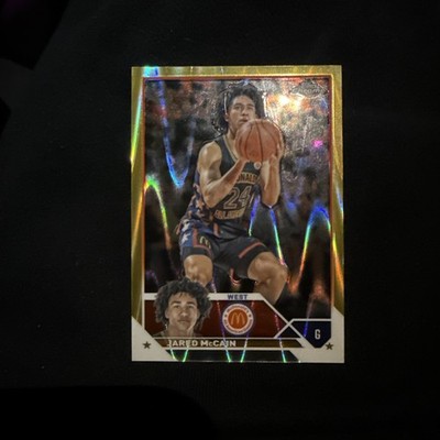2023 Topps Chrome McDonalds All American - Jared McCain #21 Gold RayWave Ref /50