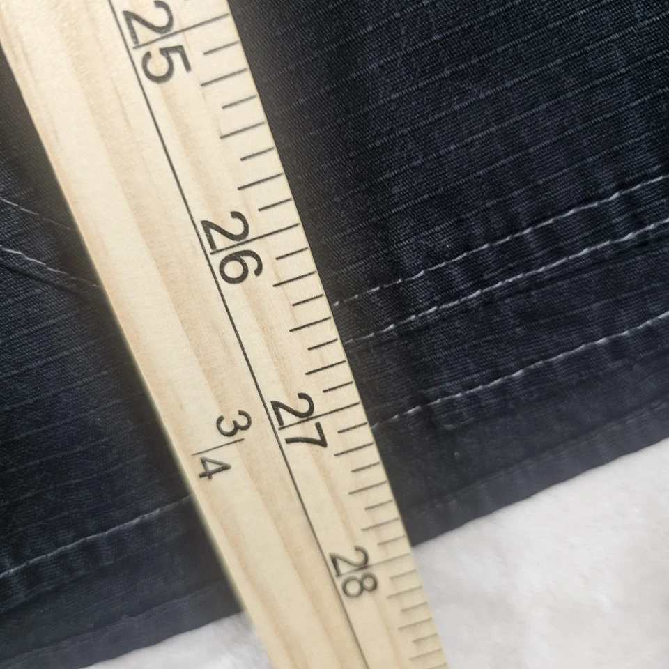 Carhartt Scrub Top Women M Black Pockets Geometric Pattern - Image 3 of 4