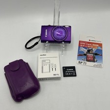 Canon IXUS 285 HS 20MP Digital Camera Purple Charger Battery Case Memory WiFi