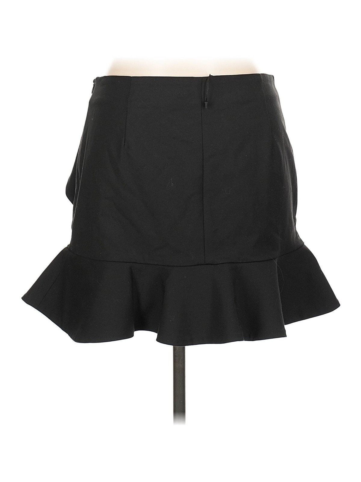 Zara Women Black Formal Skirt L thumbnail 2