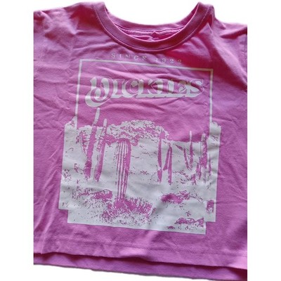 Dickies Retro Ladies Top Pink Small Used Excellent Condition