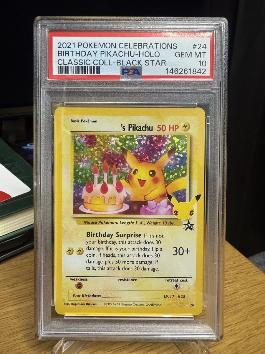 Pokémon TCG Grade 10 Pikachu Individual Collectible Card Game
