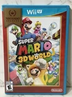 Nintendo Selects Wii U Super Mario 3D World Blue Case & Disc Complete