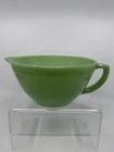 Vtg Fire King Jadeite Green Batter Bowl Banded Mixing W Spout & Handle READ