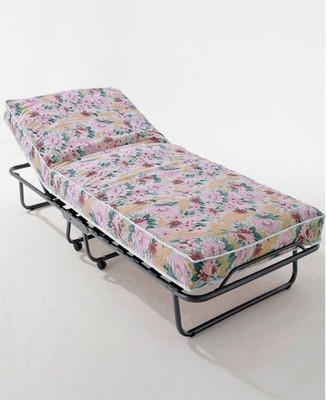 BADER Gästebett mit Lattenrost, 90 x 180 cm, mit 4 Rollen, Kaltschaum, bis 100kg