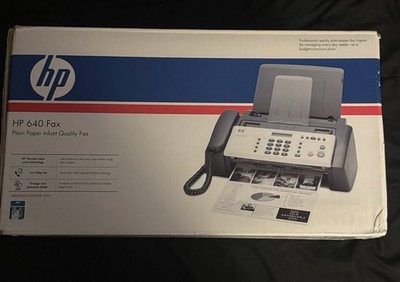 New Open Box HP 640 Fax Plain Paper Inkjet Fax Machine 