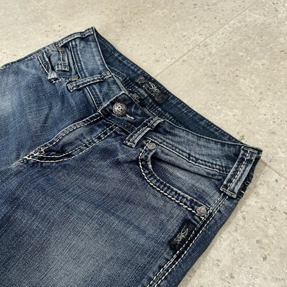 2000s Women's Silver Jeans Co. Low Rise Flare Jeans 29x30 - image 2 of 4