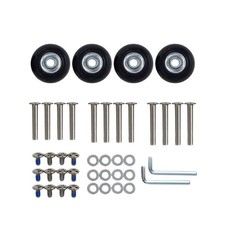 Luggage Wheel Replacement Set, 40mm x 18mm Set of 4 Luggage Suitcase Replacement