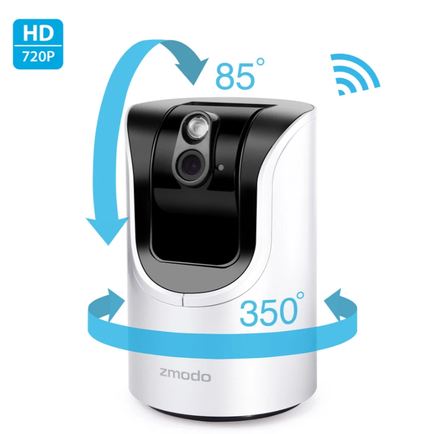 Zmodo Smart Pan & Tilt Camera ZH-IZV15-WAC Wireless Security Camera - Image 2 of 4