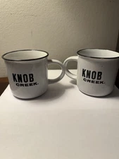Knob Creek Bourbon Whiskey Ceramic Coffee Mug/Cup Set Of (2)