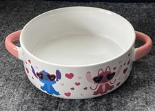 Stitch Valentine Brie Baker BASE ONLY, MISSING LID Zrike Brands *READ*