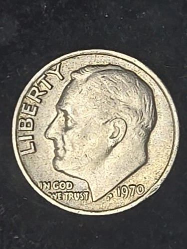 1970 P Roosevelt Dime Circulated