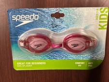 Speedo - Kids Splasher Swim Goggle - Pink Gray - Kids Ages 3-6 NWT