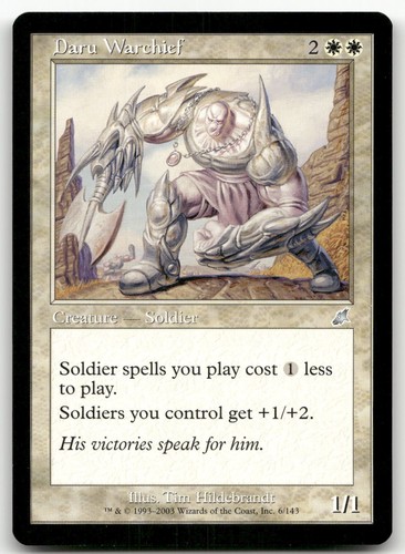 Daru Warchief #6 Scourge Uncommon MTG