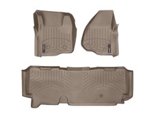 Weathertech Floorliner For 2011-2011 Ford Super Duty - 1st 2nd Row Tan Weathertech Floorliner For 2011-2011 Ford Super Duty - 1st 2nd Row Tan