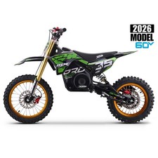 Xtreme Bikes 2026 YOUTH KIDS XTM MXPRO 60V 2000W New Electric Dirt Bike Green