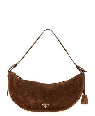 Prada Reedition 2005 Demeulemeester Large Suede Shoulder Bag 151072352