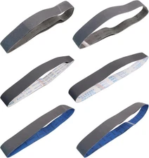 Taokyid 18 Pack 2 x 42 Inch Silicon Carbide Sanding Belts, 3 Each of 120 240 400