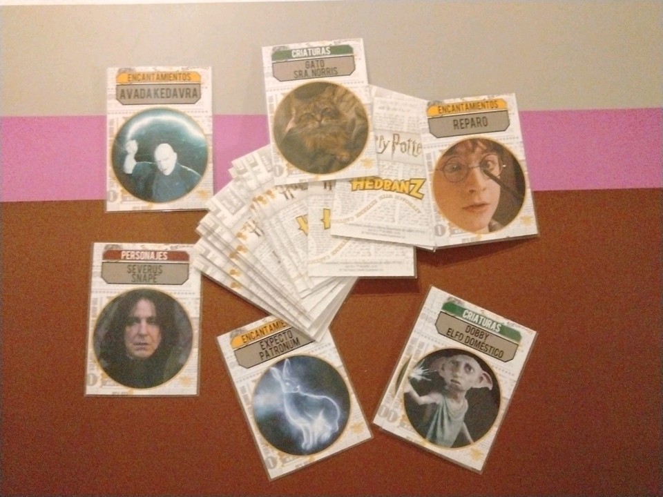 HARRY POTTER Hedbanz versión española. Tarjetas raras 2019 (tú eliges) individuales envío gratuito