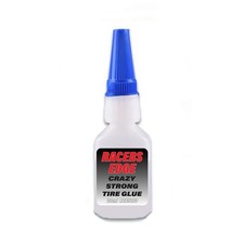 Racers Edge Crazy Strong RC Tire Glue 20g w/Pin Cap  Tips RCE5150