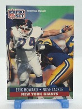 Erik Howard 1991 Pro Set #64 - New York Giants