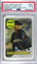 2018 Heritage Minor League Edition Real One Merandy Gonzalez PSA 9 MINT Auto 8d2