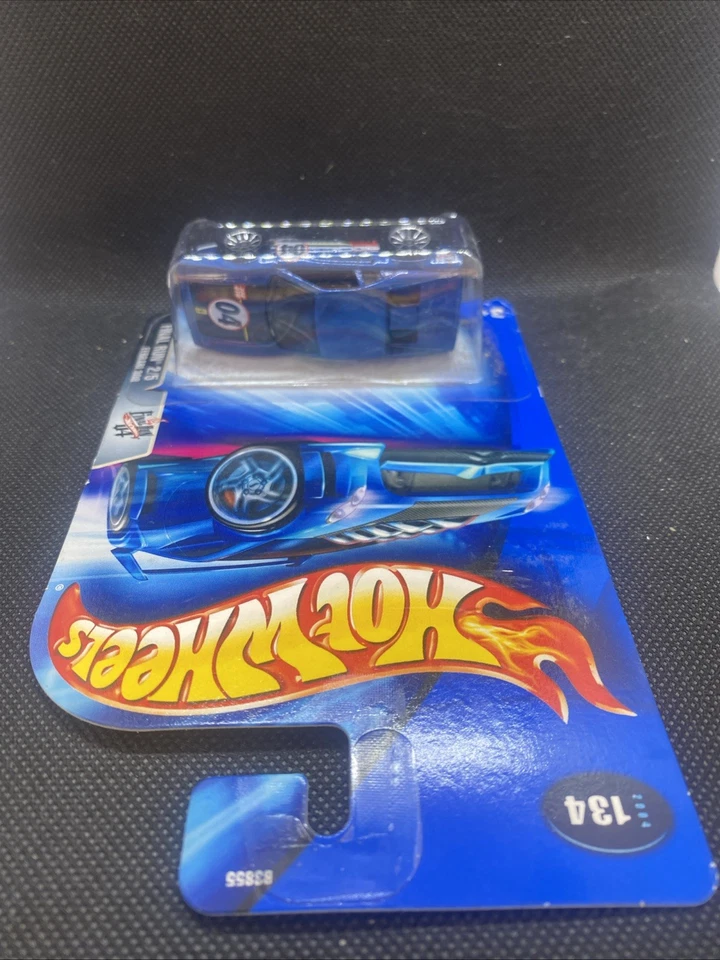 Hot Wheels Diecast 2004 #134 Ferrari 308 GTB in Blue With 10 Spoke Wheels MOC - Image 3 of 4