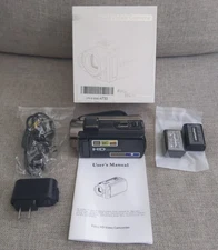 Open Box HD Digital Video Camera 24MP 3.0" Screen 16X Zoom Camcorder