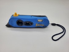 Vtg 2000s Polaroid i-Zone Blue Instant Film Pocket Camera with Wrist Strap