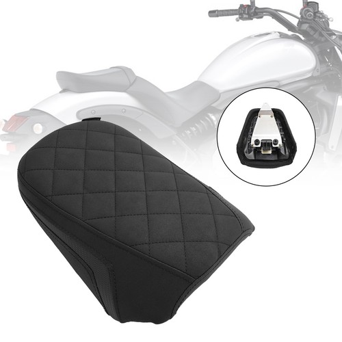 Rear Passenger Seat Cushion Pillion Flat Black For Kawasaki Vulcan S Vn 650 15+ - Picture 2 of 12