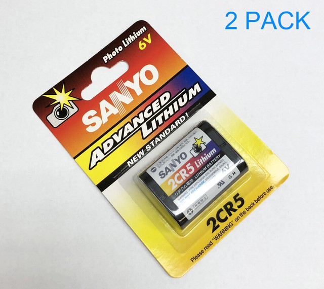 SANYO 2CR5 Photo Lithium 6v Battery for sale online eBay