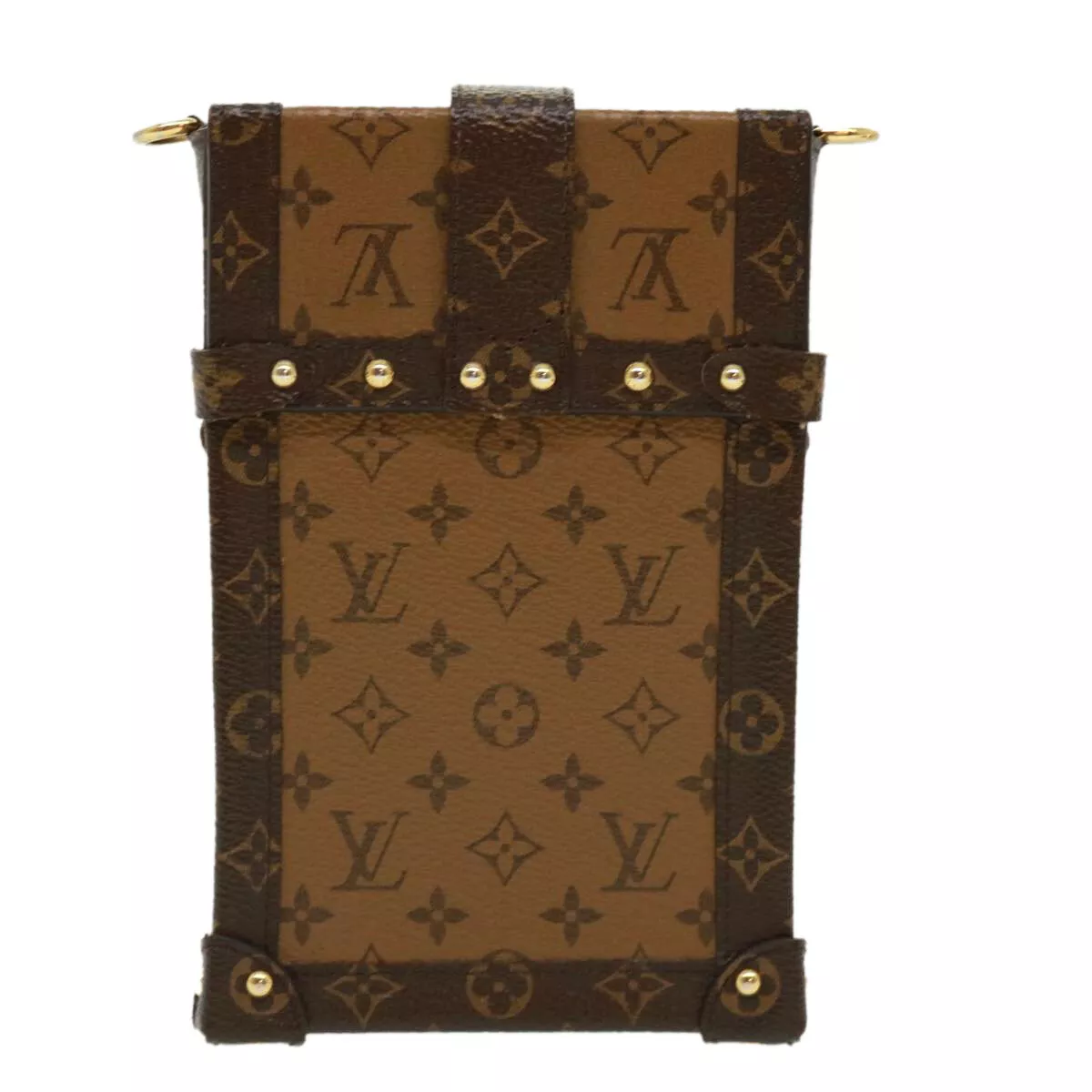 Louis Vuitton Pochette Trunk Verticale Reverse Monogram Canvas