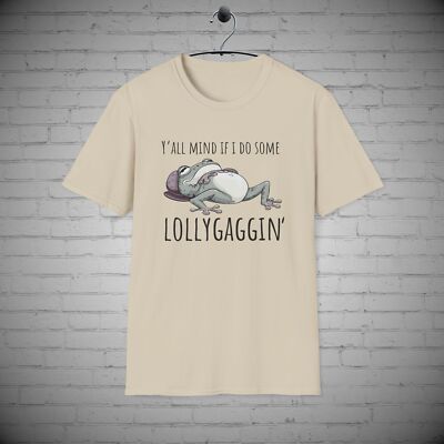 Frog Tee, Y'all Mind If I Do Some Lollygaggin' T-Shirt, Animal tee, , Frog Gift