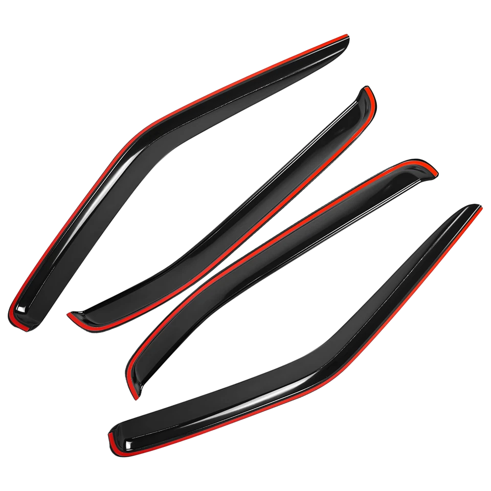 Para Nissan Xterra 2005-2015 Ventana Lateral Ventilación Visera Sol Lluvia Deflector Protector EE. UU. Foto 3 de 4