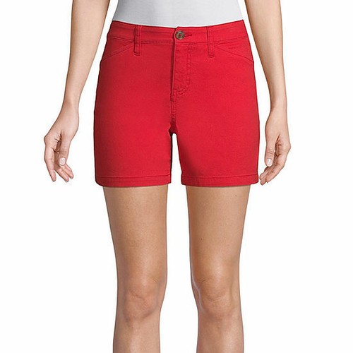 Mid Rise Chino Shorts Size 6 PETITE 