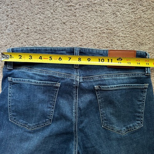 Lucky Brand Jeans Womens 8 (29x32) Mid Rise Sweet Straight Blue Dark Wash Denim - 第 8/15 張圖片