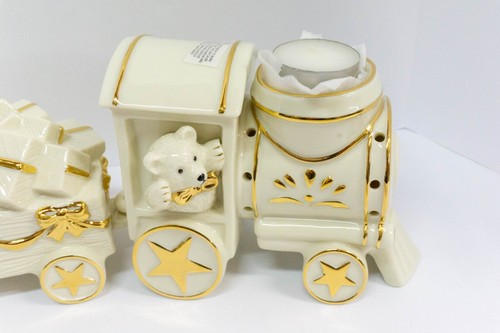 Mikasa Holiday Elegance Fine Porcelain 3 Piece Train Set New FK001/806 - Picture 2 of 23