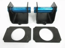 PAIR BECKMAN COULTER MICROPLATE CARRIER WITH INSERTS ~ ROTOR GH 3.7