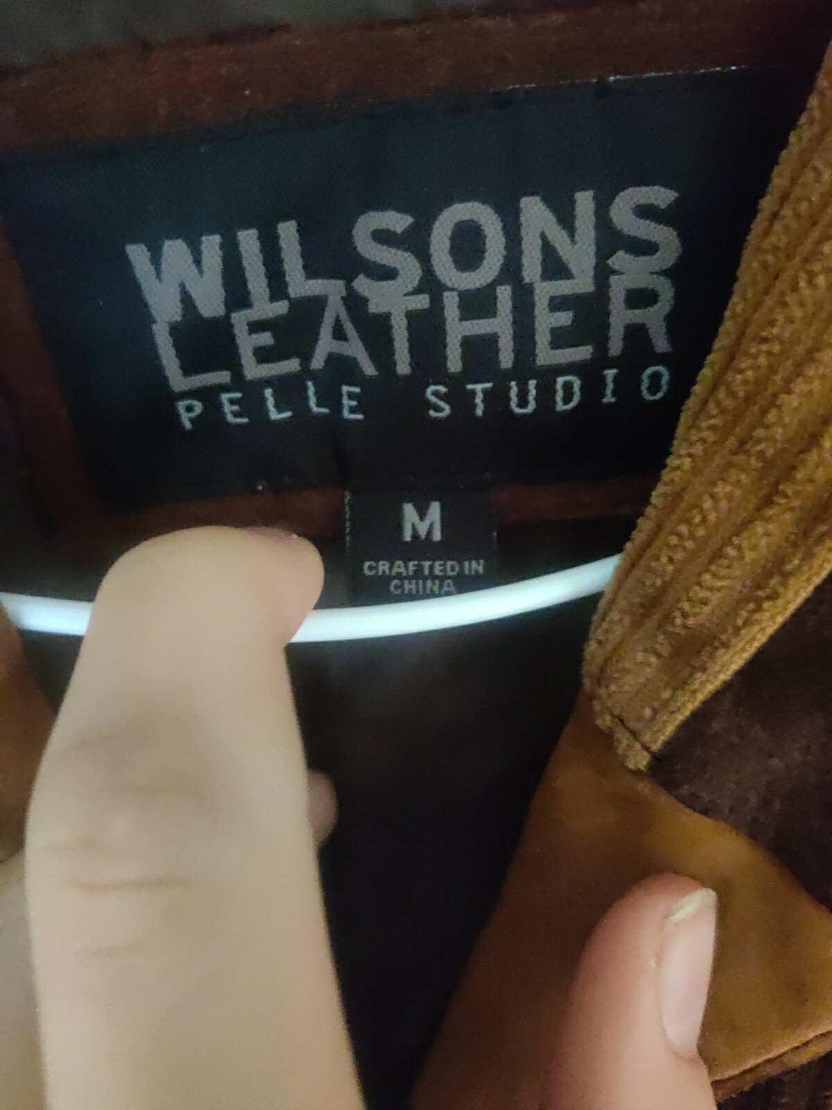 Wilson's Leather Patchwork Suede Trench Coat - image 3